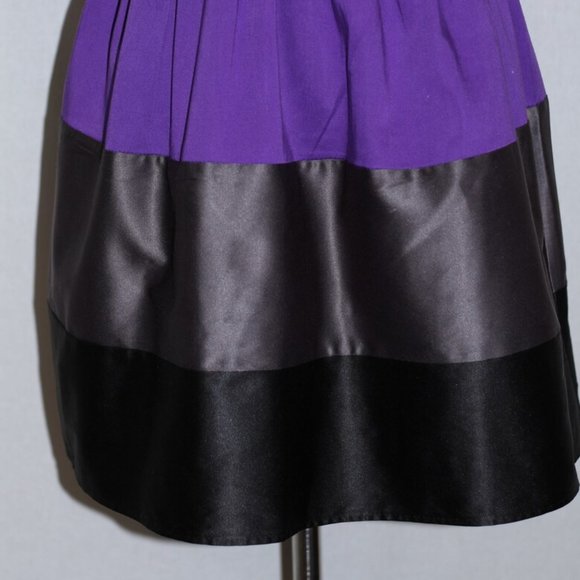 Twenty One Black Grey Purple Dress - Picture 4 of 6